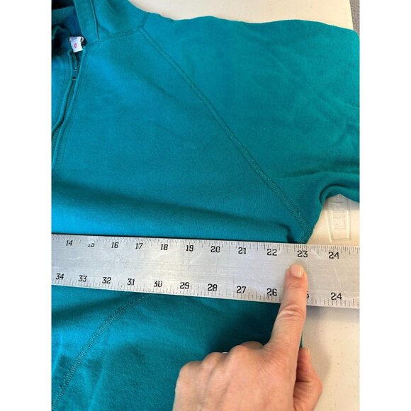 Hanna Andersson Women's Blue Hooded Zip Jacket Sweatshirt Size Small - Picture 13 of 14